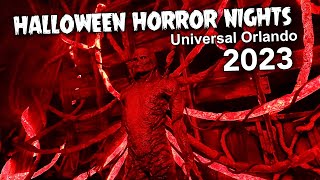 Halloween Horror Nights 2023 - ALL Houses and ScareZones (Universal Orlando RIP TOUR)   4K