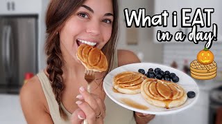 What I EAT/COOK in a day! (pumpkin waffles!) Steph Pappas