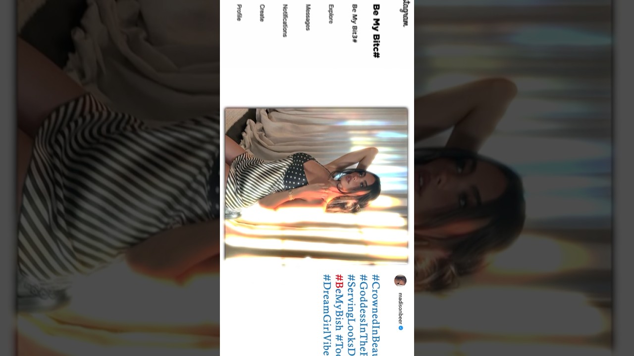 Madison on motion #motiongraphics #videoediting #madisonbeer #madison #portfolio