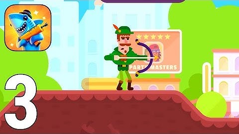 Bowmasters Gameplay Walkthrough Part 3 - Robin [iOS/Android Games]