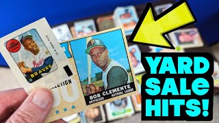 STUNNING Yard Sale Find Vintage 1960's Baseball Cards Clemente Aaron Seaver PSA-Worthy MORE