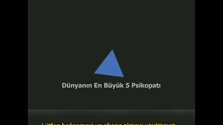 Dünyanin En Büyük 5 Psi̇kopati
