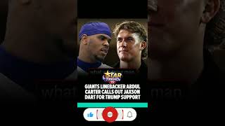 “NFL Drama Explodes! Abdul Carter Calls Out Jaxson Dart Over Trump Support”
