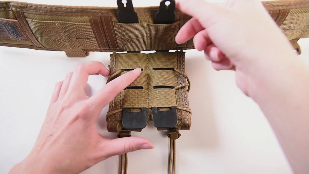 How to attach your magazine pouches to your gear with High Speed Gear MOLLE  Clips 