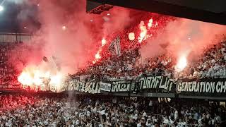 STURM GRAZ Fans beim Cup-Finale in Klagenfurt - Torjubel nach Hierländer-Tor, 09-Mai-2018