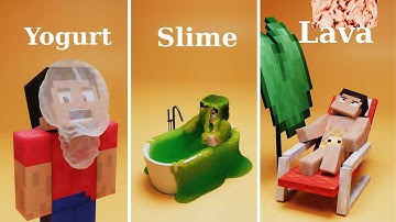 Steve’s Most Satisfying Minecraft 3D Physics Simulations 🔥