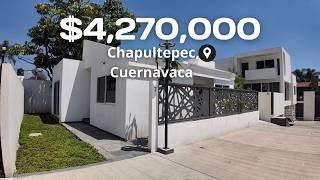 Thumbnail 🏡 $4,270,000 New 1-level house in Chapultepec, Cuernavaca | Garden, terrace and security