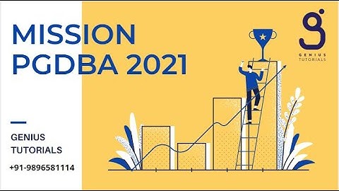 MISSION PGDBA 2021 - 3