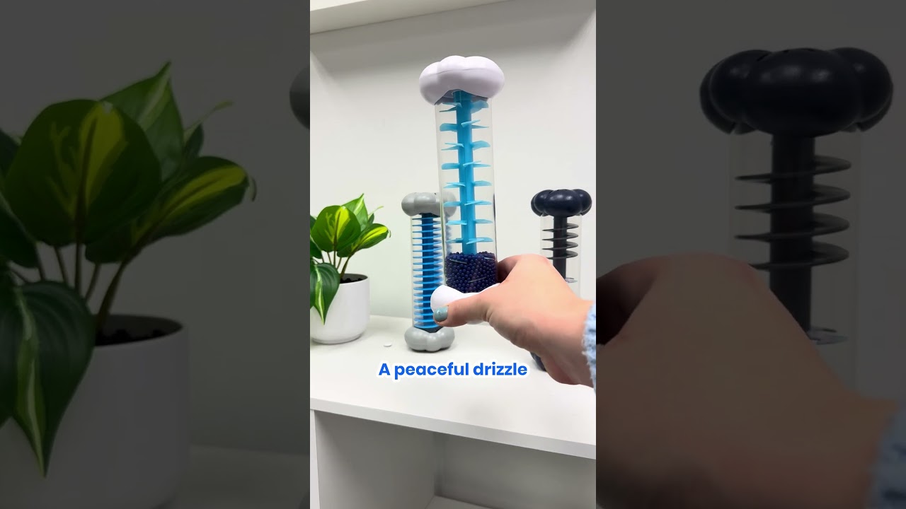 Calming rain sounds sensory tubes! 🌧️