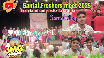 Santal Freshers re Kuri ñel 😱😂 Bodoland university (Kokrajhar)