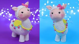 HOW TO MAKE LLAMA CAKE TOPPER! Making llama figurine | Llama Cake