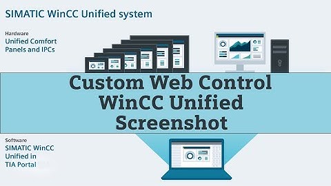 Custom Web Controls CWC for WinCC Unified || Screenshot