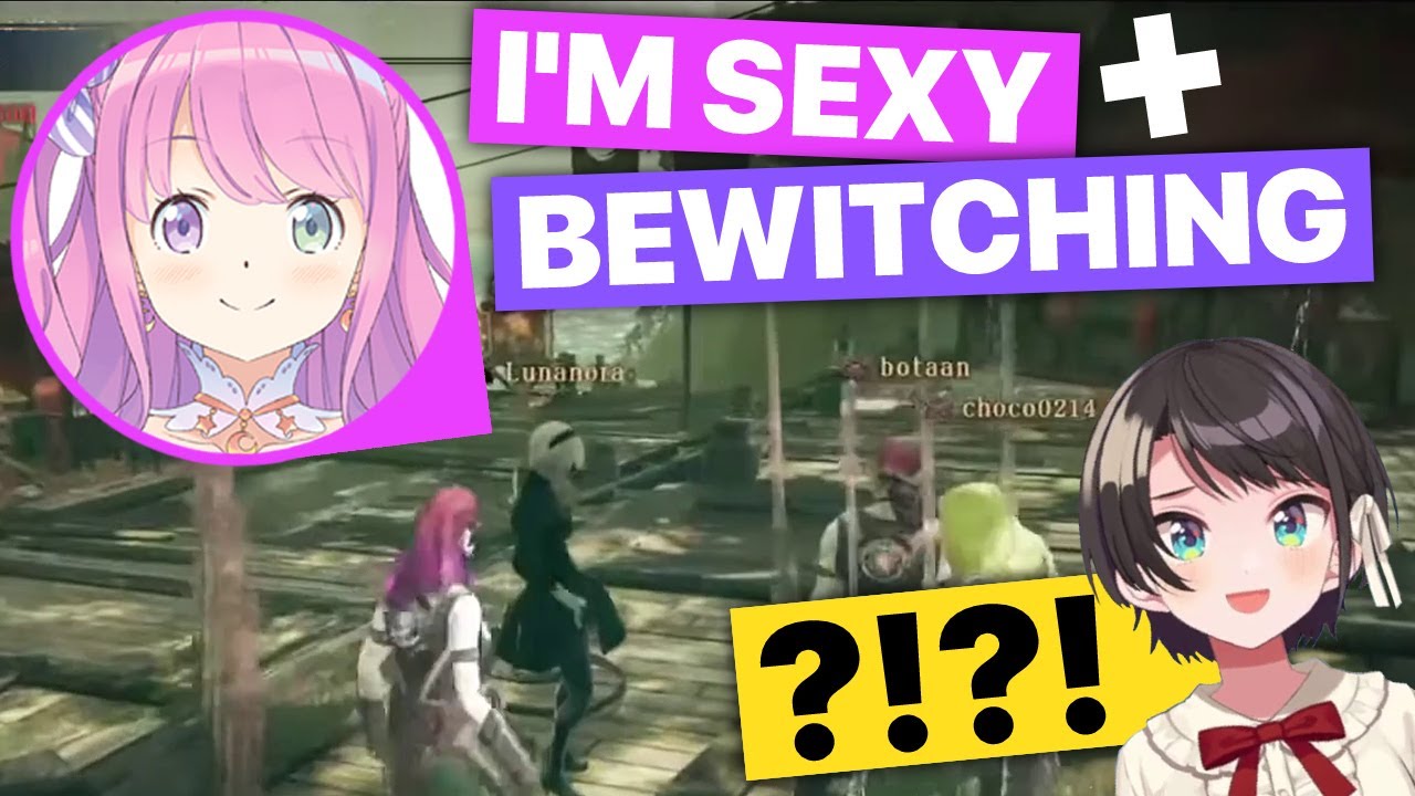 ♡おかびごん様ご確認♡ Luna's Sexy Self-Introduction Confuses Subaru (Oozora Subaru