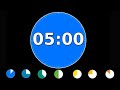 5 Minute Color Visual Timer｜Time Changes Color　5分タイマー