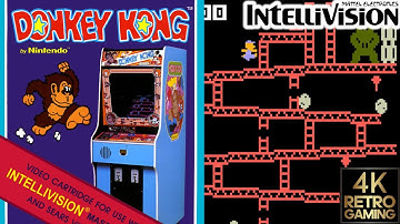 Donkey Kong Intellivision 4k Gameplay