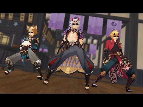 【MMD/Genshin Impact】What Happens In Inazuma When We Log Off