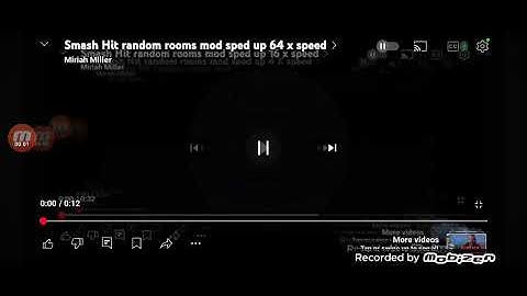 Smash Hit random rooms mod sped up 256x speed