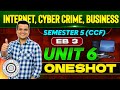 Unit -6| Internet Cyber Crimes and Business| One shot Marathon| Sem-5 Bcom CCF|Calcutta University 
