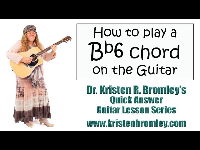 How to Play Bb6, Bb Major 6th Guitar Chord