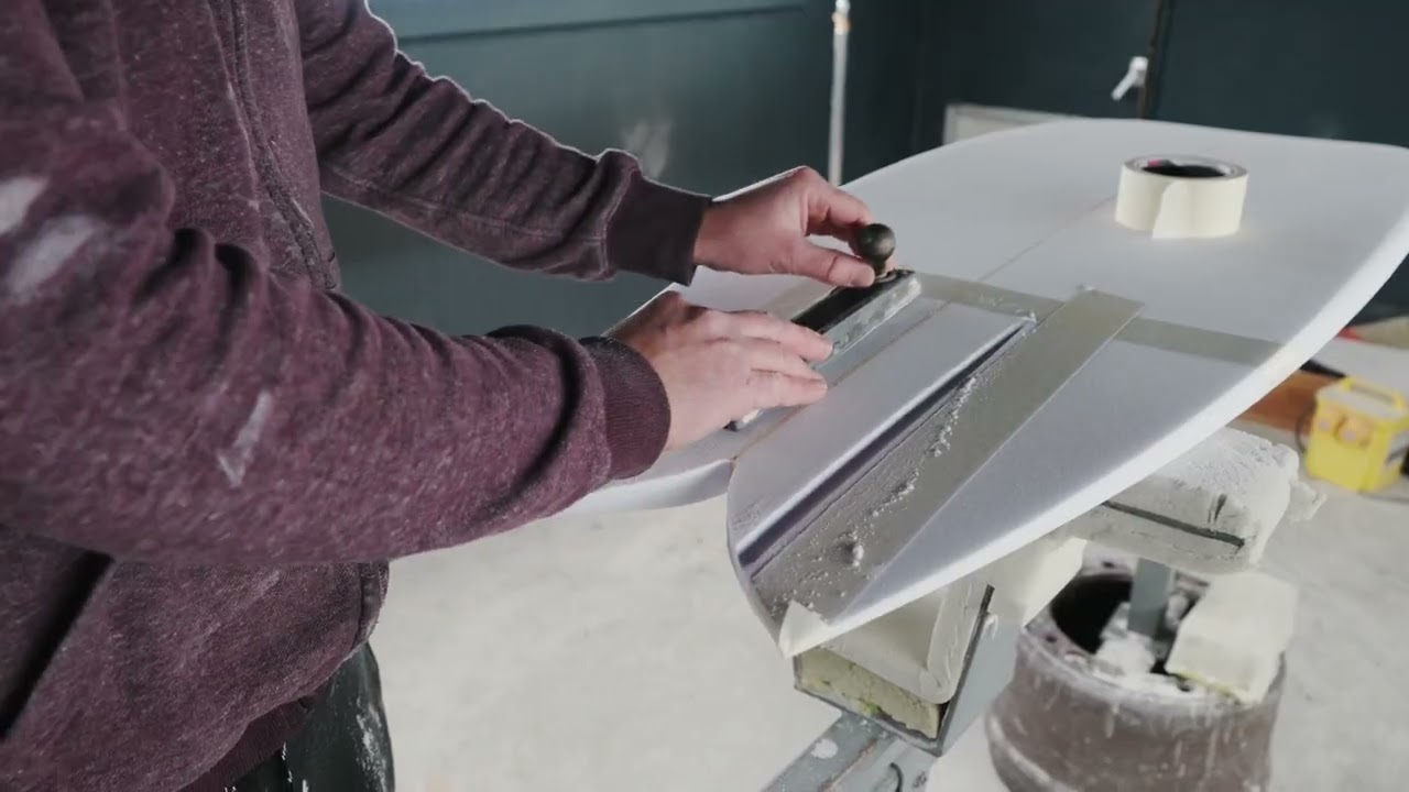 A glimpse inside the Shaping Bay at Cord Surfboards with Markie Lascelles
