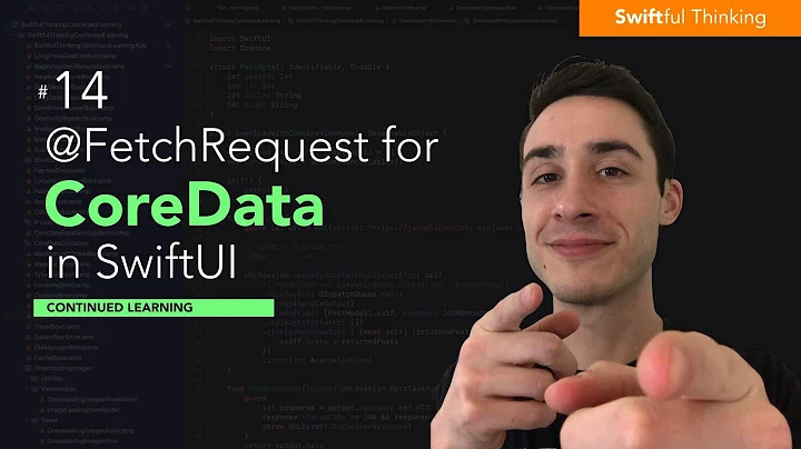 How to use Core Data with @FetchRequest in SwiftUI | Continued Learning #14