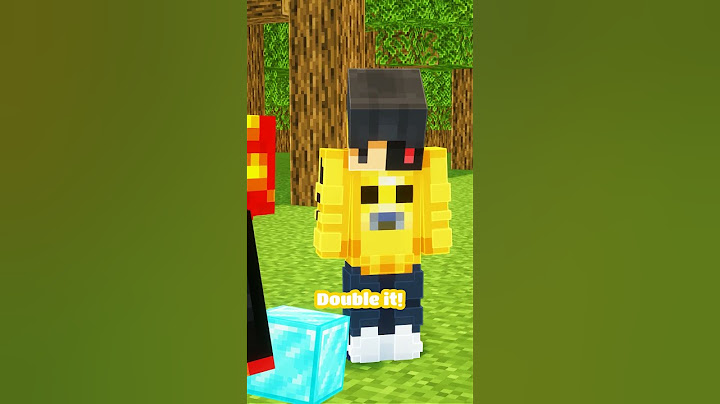 Take 1Million Diamonds or DOUBLE IT??? #minecraft #shorts
