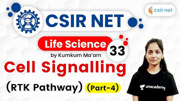 04:00 PM - CSIR UGC NET 2020 | Life Science by Kumkum Gautam | Cell Signalling (RTK Pathway) Part-4