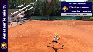 Quarterfinal | Amateur Tennis LK Tournament | Yannis vs. Leonard | LK 7.9 vs LK 11.3 (NTRP 4.5) screenshot 1