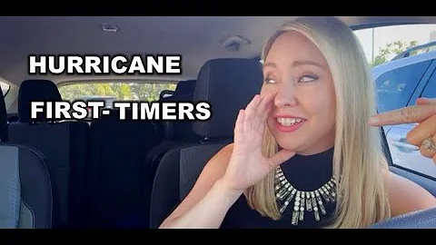 DRIVING ME CRAZY: Hurricane First-Timers