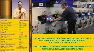 Label Printing & Converting Machine: E-flex: #labelprintingmachine #flexolabelprinting #digitallabel