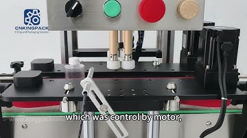 AUTOMATIC SERVO MOTOR PUMP BOTTLE CAPPING MACHINE
