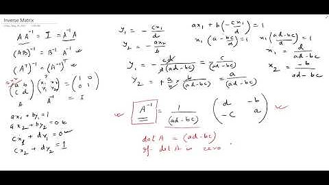 Inverse matrices | Tutorial 6 | Matrix Algebra for Beginners