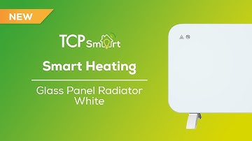 TCP Smart Heating   Radiator Glass Panel White