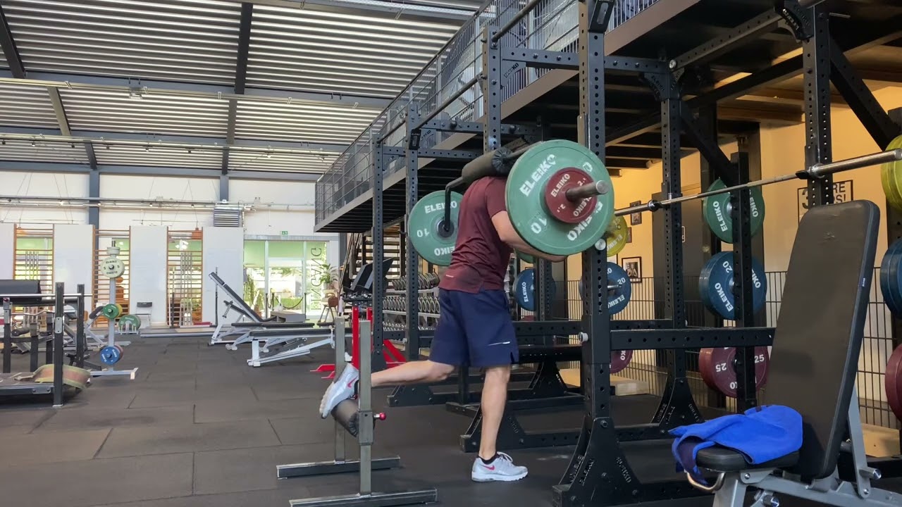 Safety Bar Bulgarian Split Squats, assisted YouTube