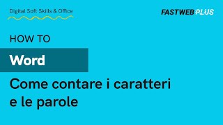 Come contare parole e caratteri su Word - FASTWEB PLUS screenshot 5
