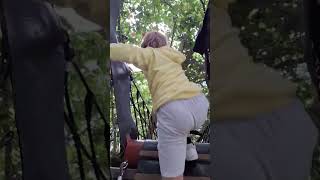 Tree top walk at Wicksteed Park - August 2023.