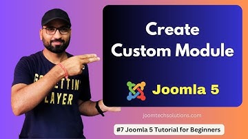 #7 How to Create Custom Module in Joomla 5 | Joomla Tutorial for beginners | Joomla 5 Tutorial