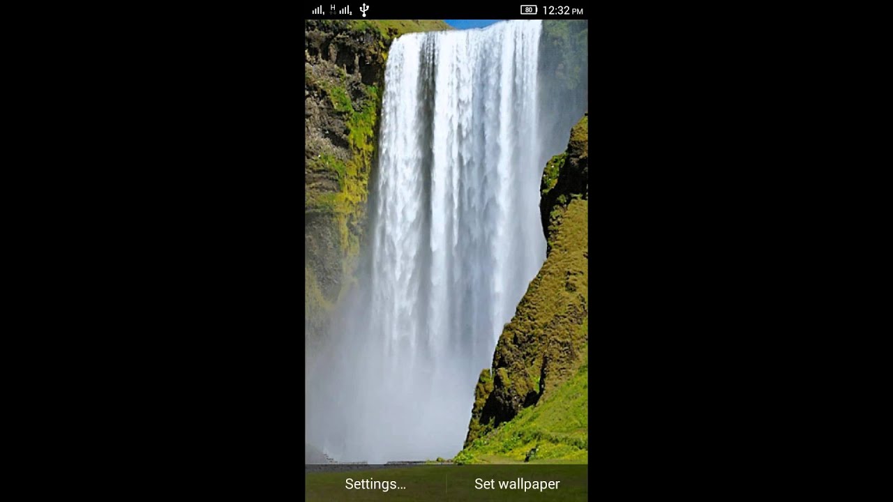 3d Waterfall Live Wallpaper