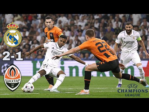 Real Madrid 2-1 Shakhtar Donetsk Best Moment & All Goals UEFA Champions League.