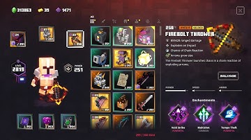 Minecraft Dungeons Renegade Firebolt Build Apoc+25 Fiery Forge