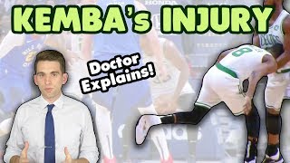 Doctor Explains Kemba Walker Injury | Scary Moment as He's Taken Off on Stretcher