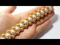 Stylish pearls bracelet making *  Easy tutorial * Diy * Как сделать браслет из жемчуга и бисера *