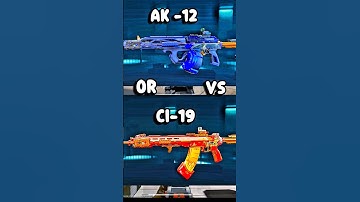 AK-12 OR CI-19 | Which is Better ?🔥Delta Force Mobile  #DeltaForceMobile #DeltaForce