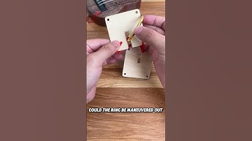 Interesting IQ test puzzle, how to remove the ring#iq #diy #testiq #iqvideo #puzzle #puzzles