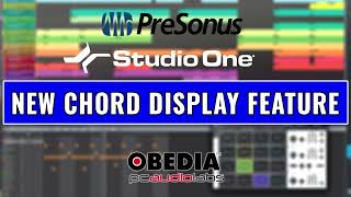Studio One 5.4 New Features  - Chord Display  -- OBEDIA Digital Audio Training and Tech Support