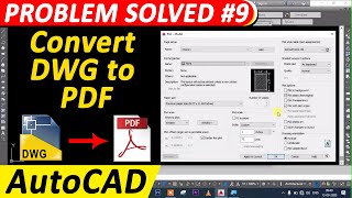 Convert DWG to PDF in AutoCAD || Convert AutoCAD to PDF || CIVIL USERS screenshot 3