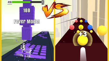 Stack Colors Vs Color Road : Gameplay Walkthrough Part 2 - Level 1-9999 All Level (iOS, Android)
