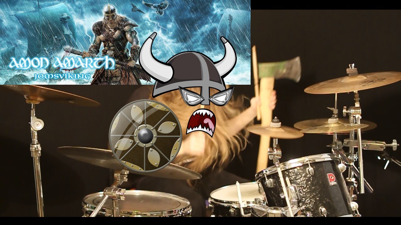 Amon Amarth Jomsviking First Kill - Axe Drum cover by Bobnar Simon