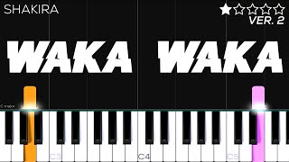 Shakira - Waka Waka (This Time for Africa) | EASY Piano Tutorial screenshot 5