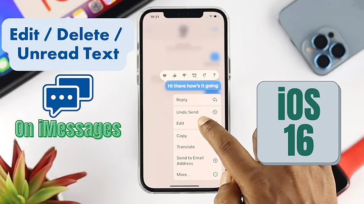 iOS 16: Undo send/ Edit/ Delete Already Sent iMessage!